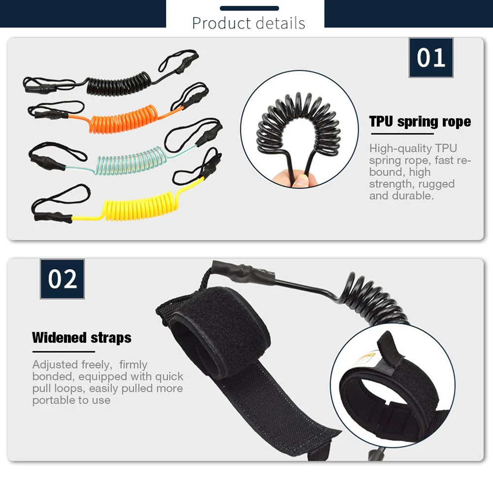 Сменный поводок для доски серфинга ремешок на запястье лодыжки короткой | Спорт и