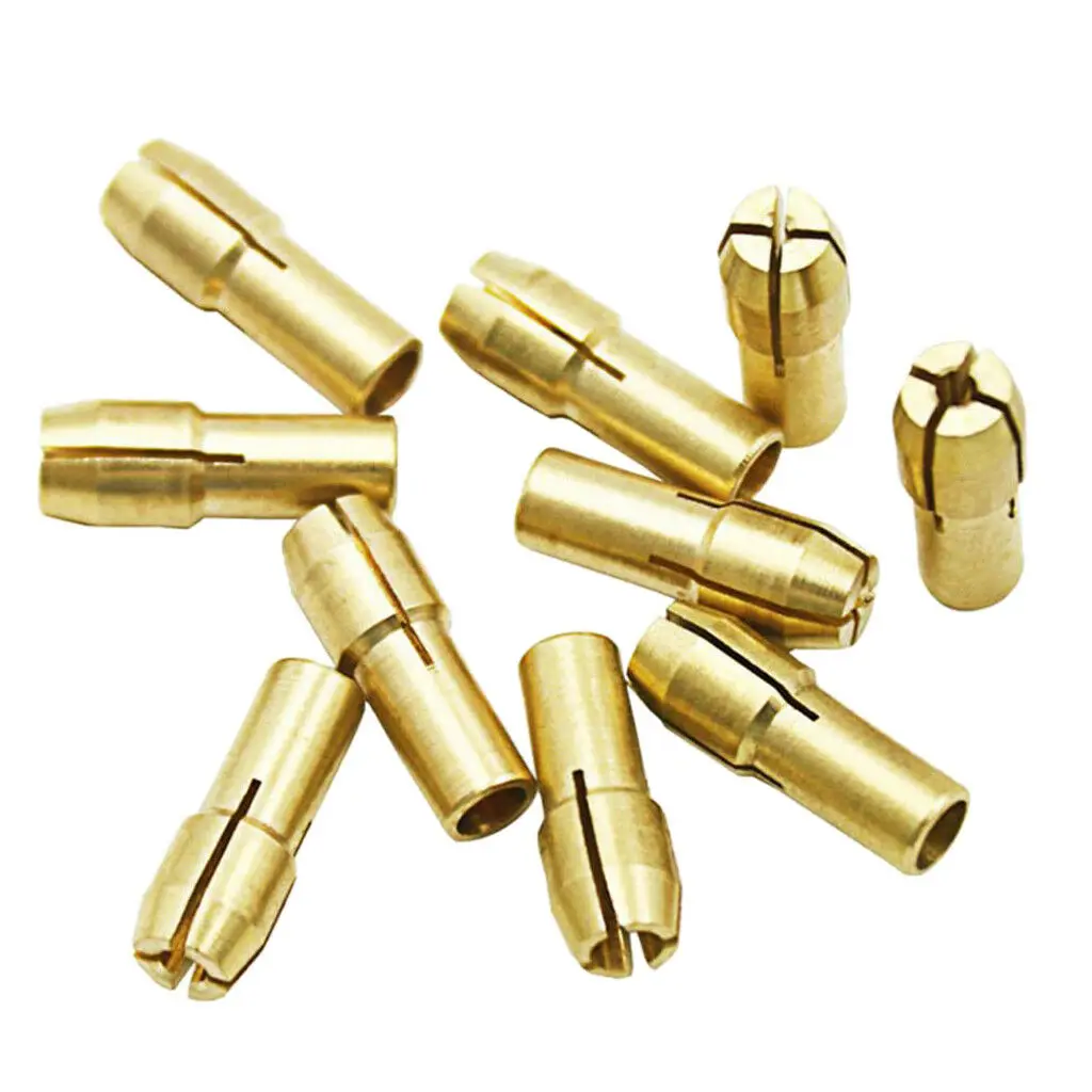 

10Pcs 0.5-3.2mm Small Electric Drill Bits Collet Mini Metal Drill Tool Chuck Set