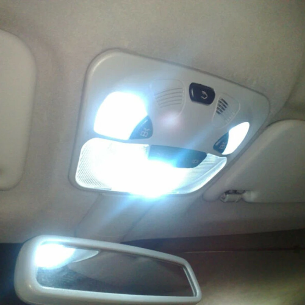 

Set LED Bulbs Auto 50pcs Super White 5-SMD 5050 W5W 194 168 2825 158 192 Light