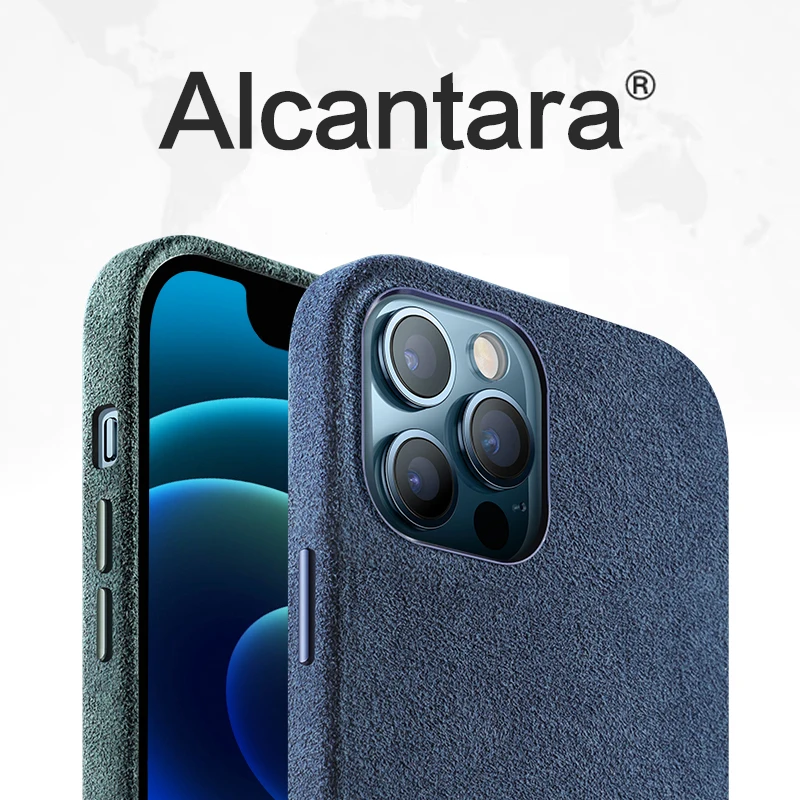 

2022 NEW NEW SanCore ALCANTARA Case For iPhone12 12Pro 12ProMax 12Mini Case iPhone11 11Pro 11Promax Cover Case All-inclusive