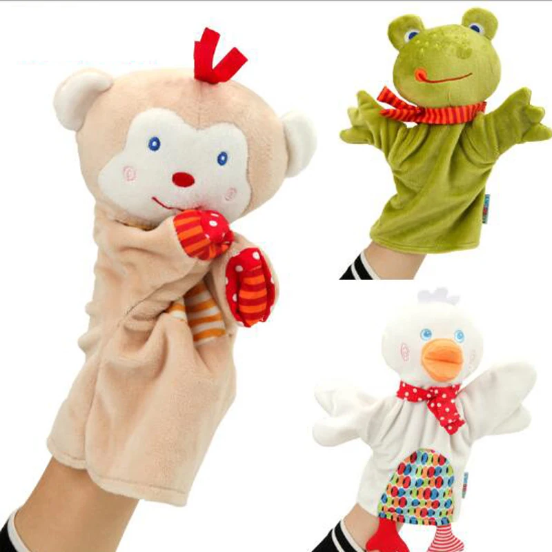 Мультфильм животных ручной кукольный Muppets плюшевая игрушка кукла обезьяна и