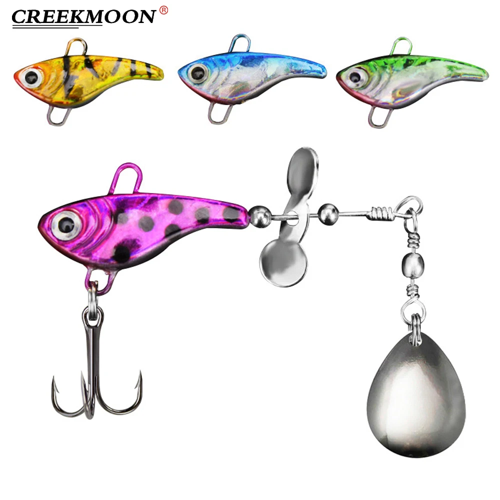 2 шт. пропеллер металлическая жесткая рыболовная приманка лопасть пропеллера