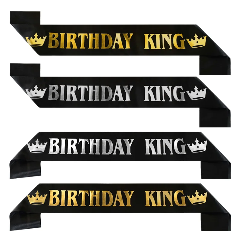 Пояс Король на день рождения для мужчин украшение вечеринки в честь Дня Рождения