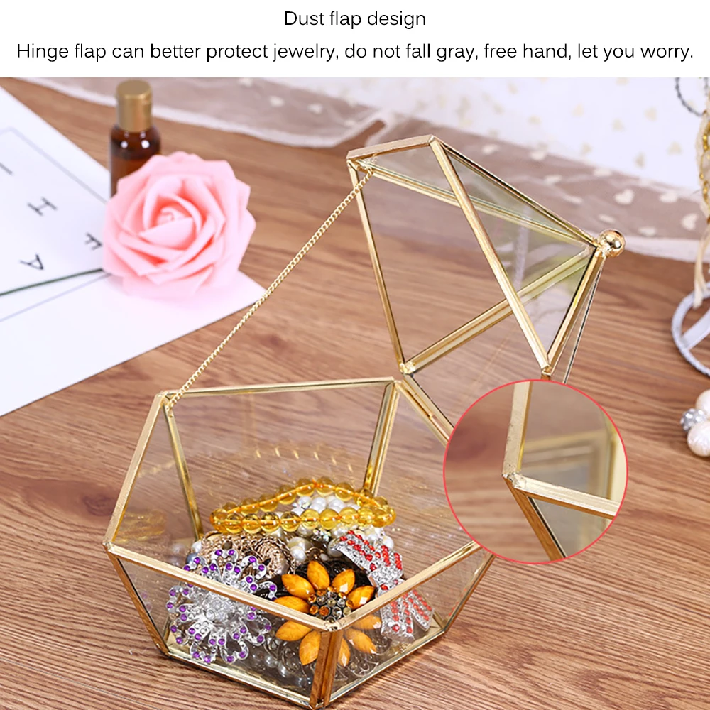 Шкатулка для ювелирных изделий в форме Пентагона персонализированный держатель