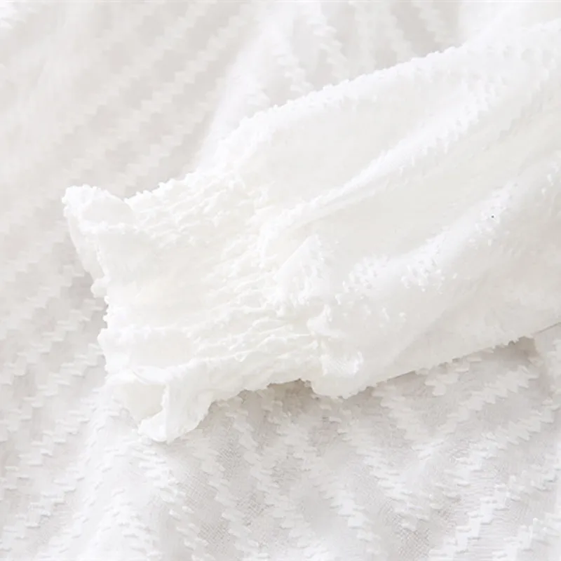 Блузка для маленьких девочек Новинка 2019 года осенние корейские кружевные топы