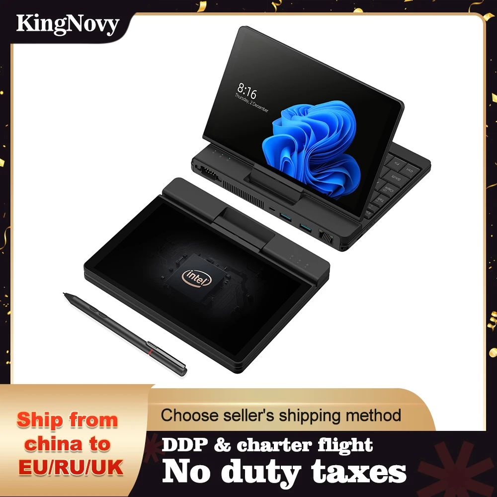 KingNovy A1 Pro инженерный ПК деловой ноутбук Intel i7 1160G7 i5 1130G7 16 Гб ОЗУ 512 ГБ NVMe SSD 7-дюймовый