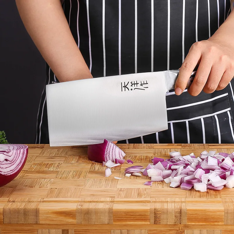 Chinese Cleaver Knife Tools Multi-purpose Meat Slicer Chopping Kitchen Knives Sharp Stainless Steel Chef Slicing Bone Chopper | Дом и сад