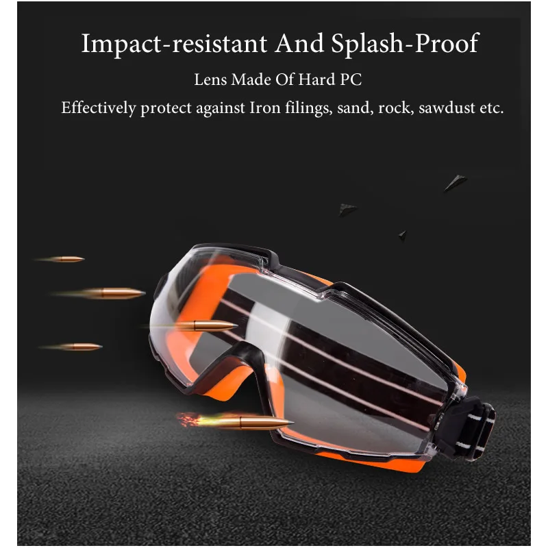 Очки защитные ударопрочные ветрозащитные пылезащитные для ежедневной