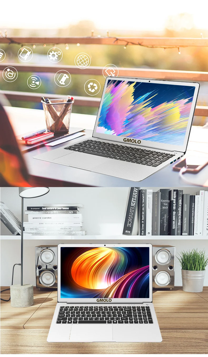GMOLO 15,6 игровой ноутбук 16 Гб DDR4 512 ГБ SSD+ 1 ТБ core I7/I5 8-го поколения четырехъядерный металлический ноутбук
