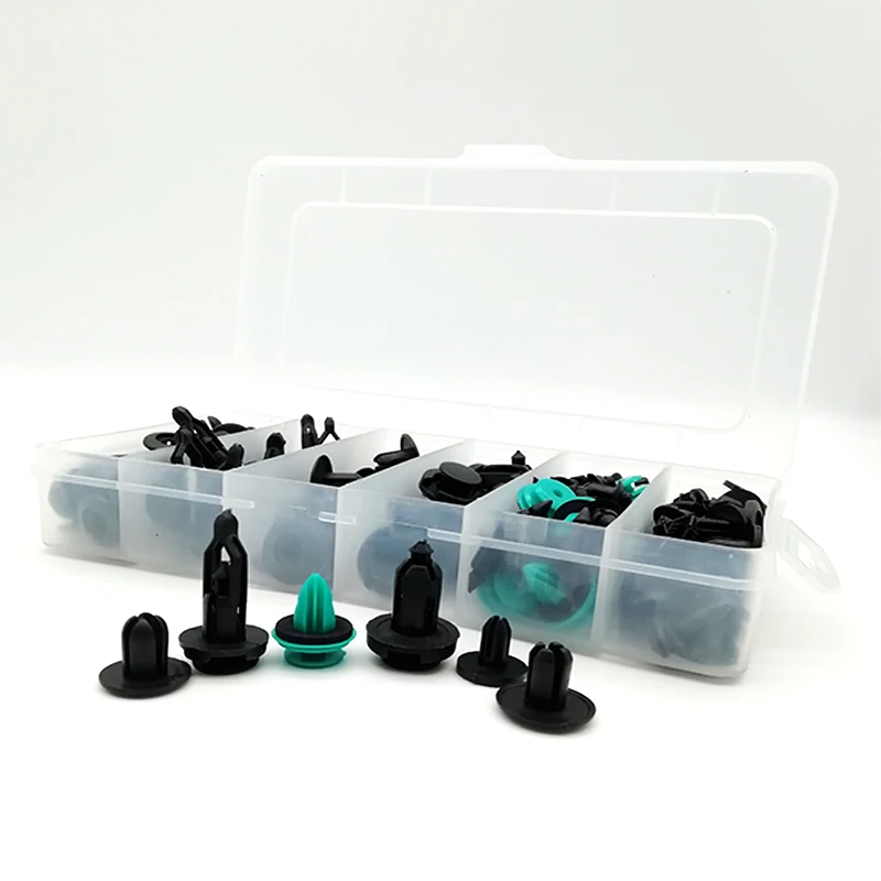 

120pcs car mounting clips bumper door trim inside rivet 6-10mm hole