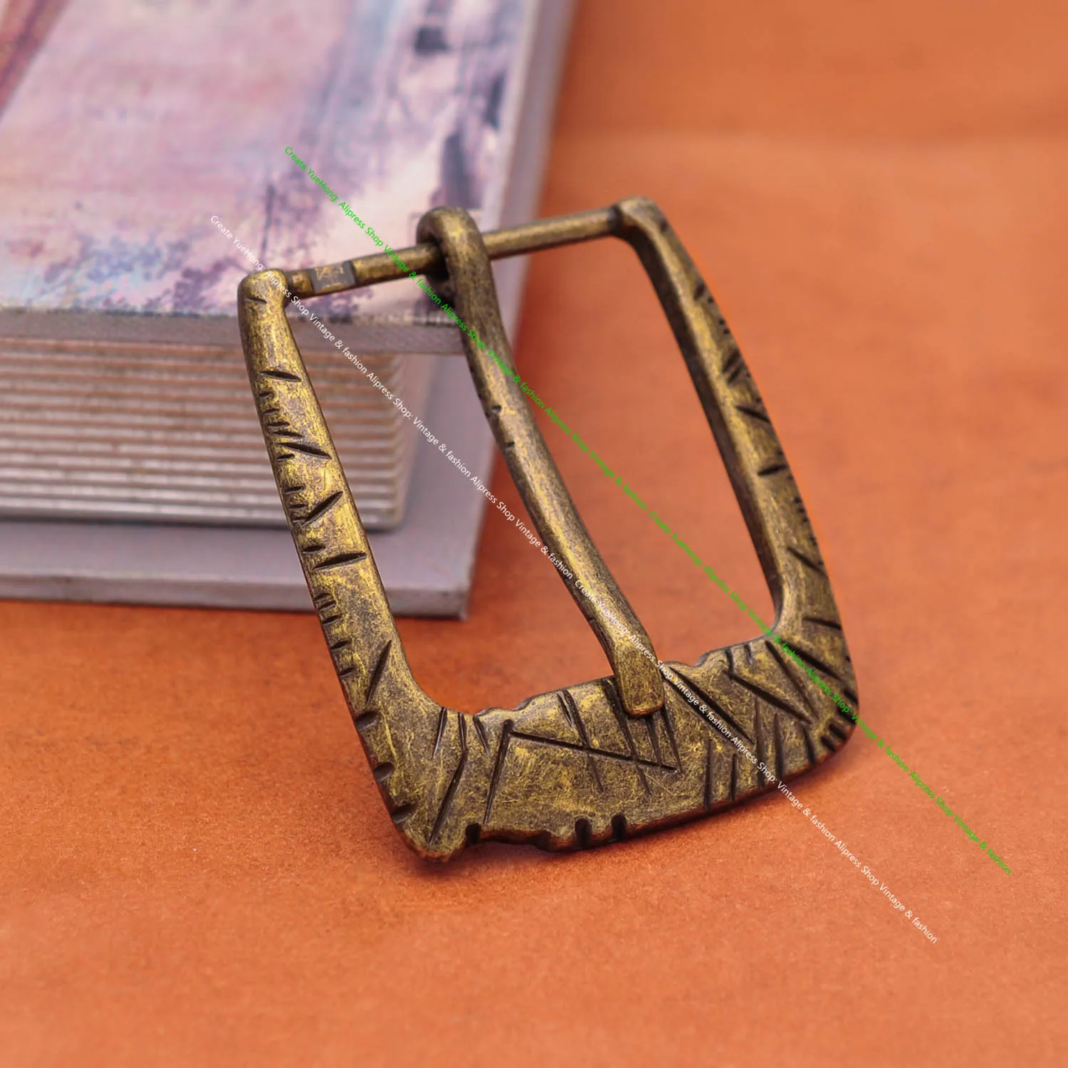 Винтажная широкая Качественная мужская металлическая пряжка с латунным