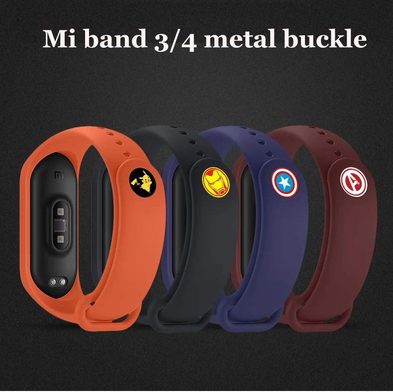 Ремешок для xiaomi mi band 3/4 силиконовый ремешок mi band 4 NFC Аксессуары спортивный ремешок для mi band 3 браслет сменный ремешок