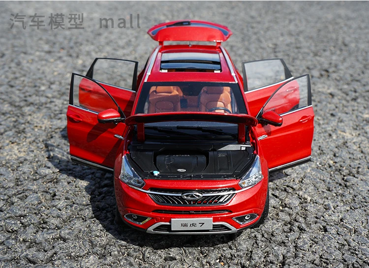 

Original Authorized Authentic 1:18 Alloy Toy Vehicles qirui Chery ruihu 7 TIGGO 7 TIGGO7 SUV Car Model Of Children's Gift Cars