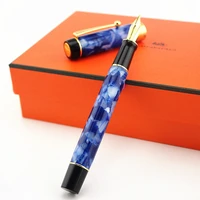 new jinhao 100 centennial resin fountain pen f 18kgp mbent nib with converter writing business office gift ink pen