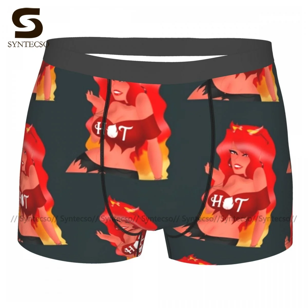 

Baddie Underwear Trenky Polyester Breathable Trunk Men Sublimation Printed Boxer Brief