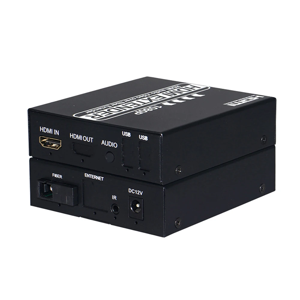 HDMI по оптоволокну удлинитель с ИК-контролем SC волокна и ИК-волоконно-оптический