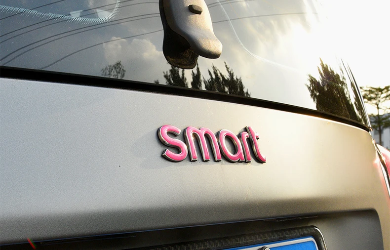Автомобильная наклейка с логотипом для Smart 451 453 fortwo forfour 3D Автомобильная задняя эмблемы и аксессуары для автомобиля внешний стиль автомобиля