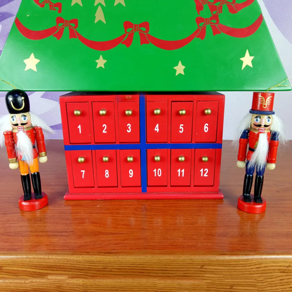 6 шт. Щелкунчик Деревянный Рождественская елка висит Декор для дома Новый год