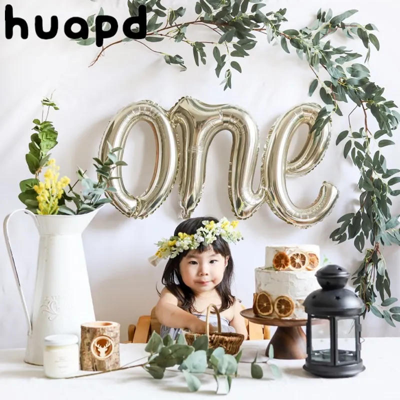 Воздушные шары цифра 1 40 дюймов украшения для первого дня рождения мальчиков и