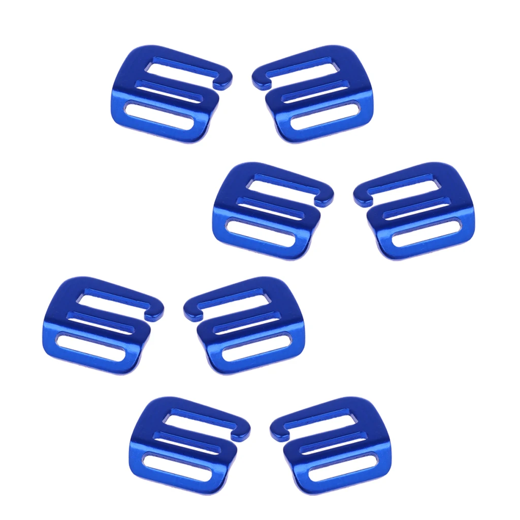 

4 Pairs 1 inch G Hook Outdoor Webbing Buckles Fit for Backpack Strap 25mm