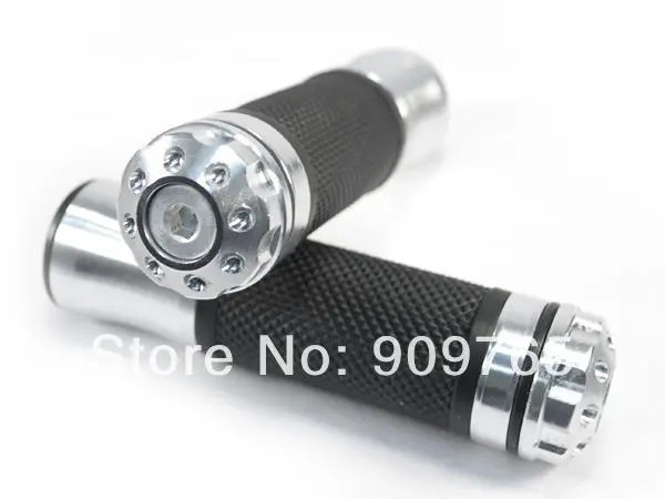 1 пара серебряный велосипед 7/8 ''Руль ручками для Honda Kawasaki Suzuki KtN Yamaha XJ 550 600 700 750