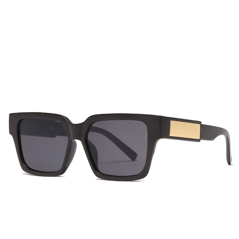 

New Oversized Square Sunglasses Vintage Designer Women Fashion Sun Glasses Black Big Shades UV400 Men Luxury Brand Female Oculos