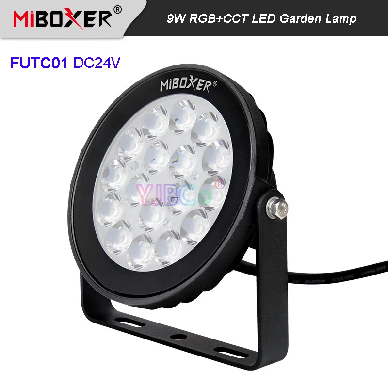

Miboxer DC24V FUTC01 9W led Lawn Light RGB+CCT Garden Light Waterproof IP66 Outdoor Lighting
