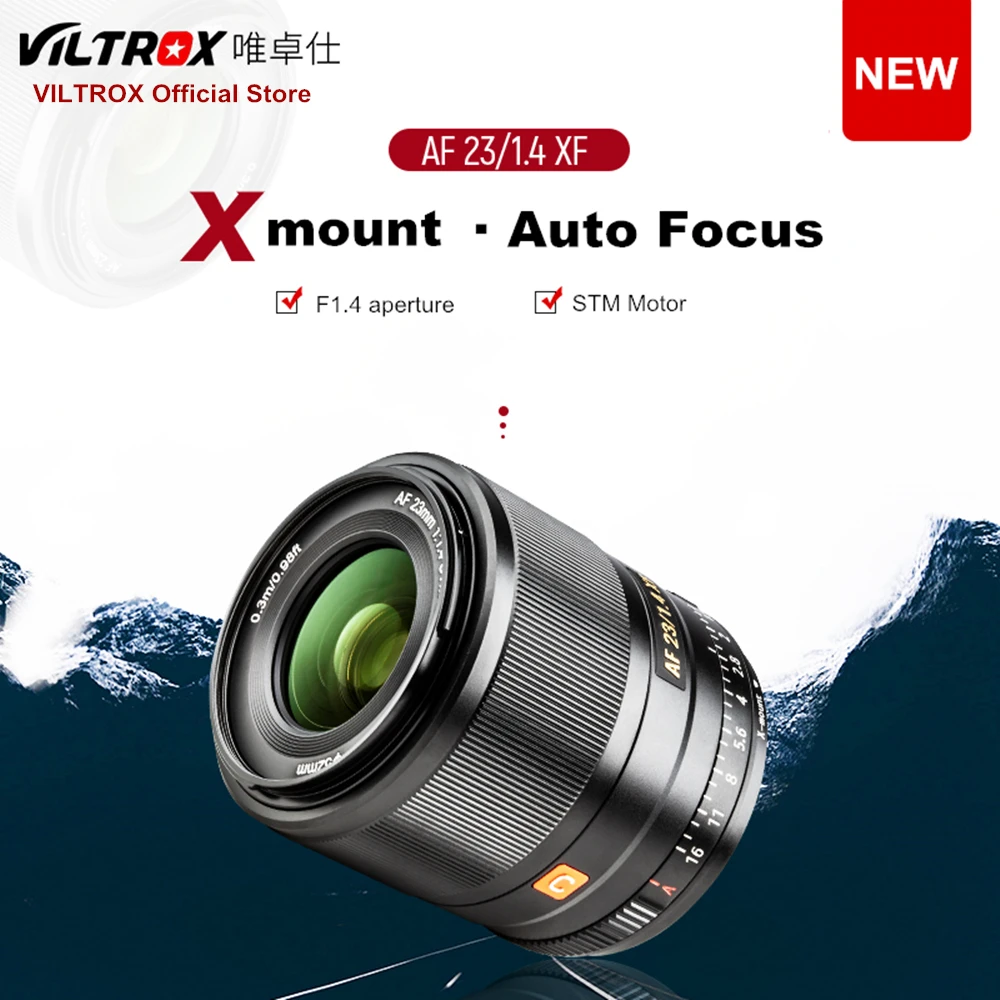 VILTROX 23 мм f1.4 XF объектив с автофокусом APS-C компактный большой диафрагмой для камеры