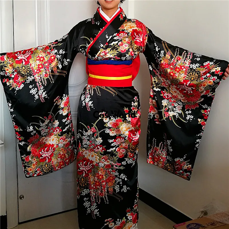 Фото Платье горничной Jigoku Shoujo Enma Ai, кимоно юката, Униформа, аниме, косплей, кимоно, пояс, бант, поясная веревка * 2 №5