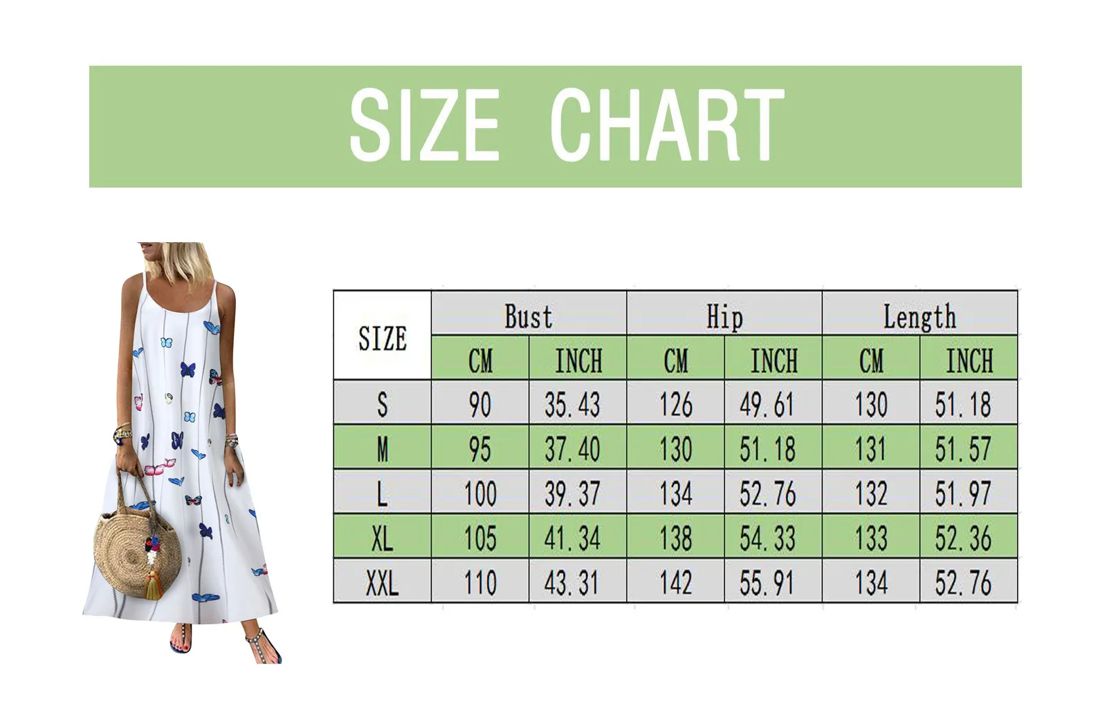 

Summer Sexy Dresses For Women 2021 Striped Butterfly Printdaily Sleeveless Vintage Bohemian O Neck Maxi Dress Vestido De Mujer