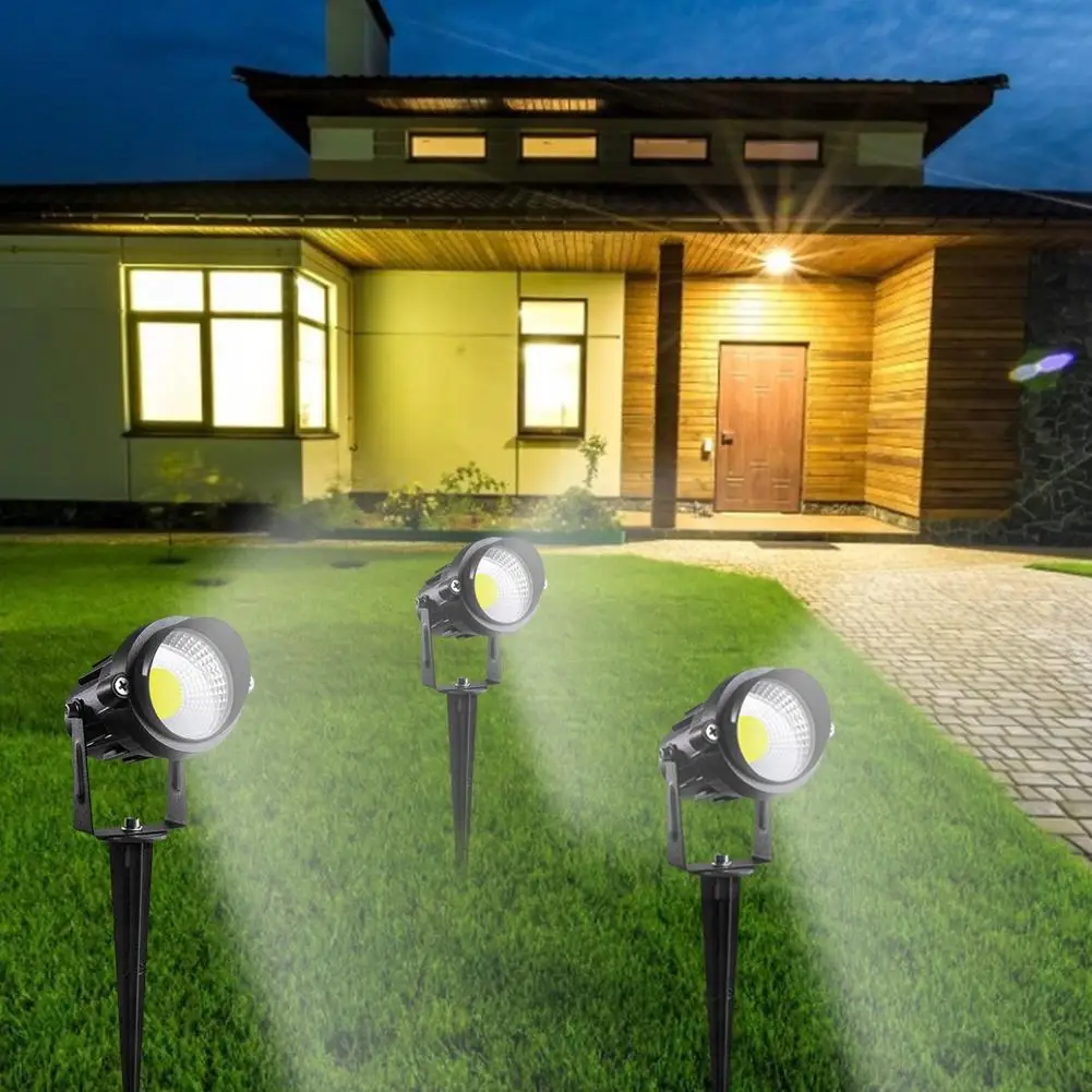 

DC12V 7W COB LED Outdoor Landscape Light Waterproof IP65 LED Garden Spotlight Lamp for Courntyard Street Lighting Decoration