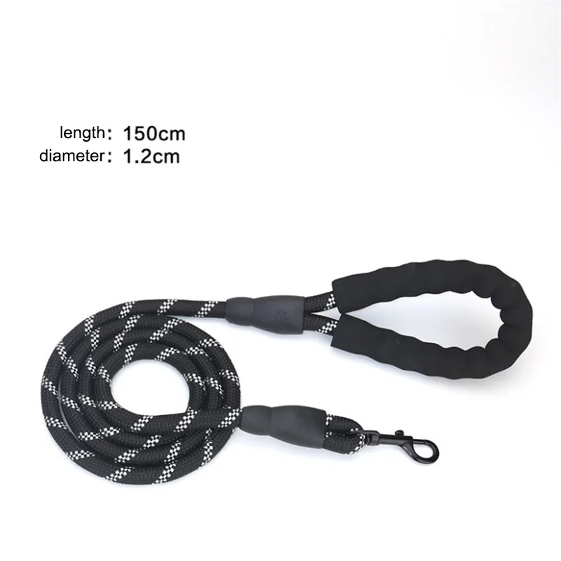 Поводок для собак 1 5 м большой собаки рефлективные веревки прогулок занятий