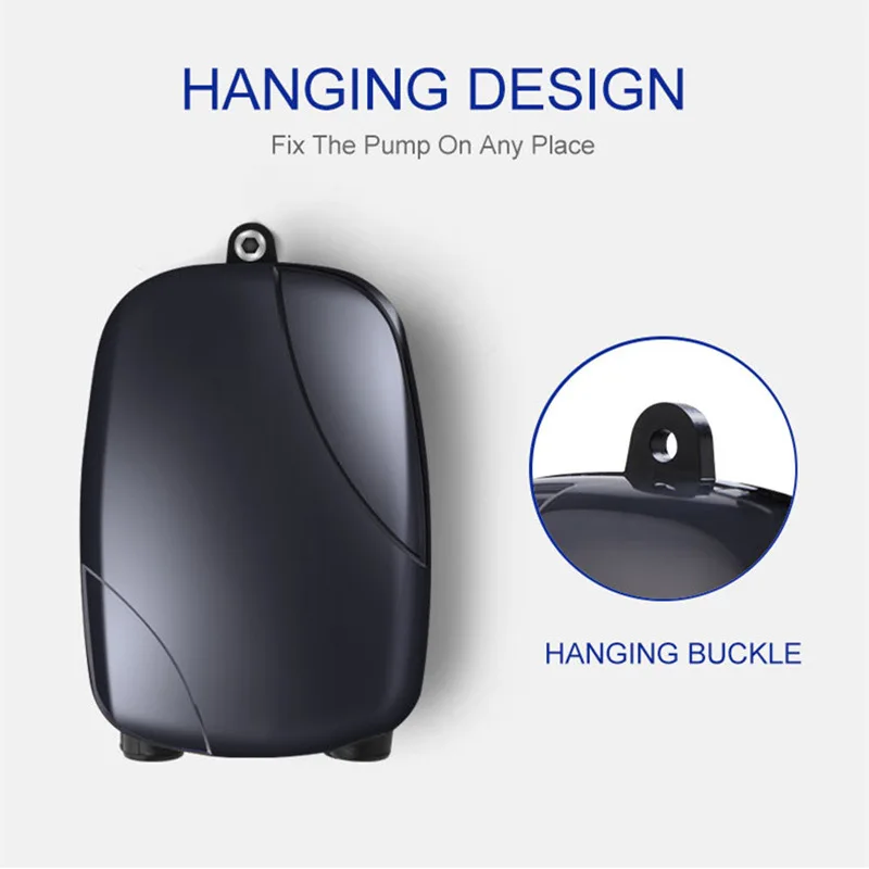 220В 3 Вт 5 аквариумный воздушный насос для аквариума мини кислородный один двойной