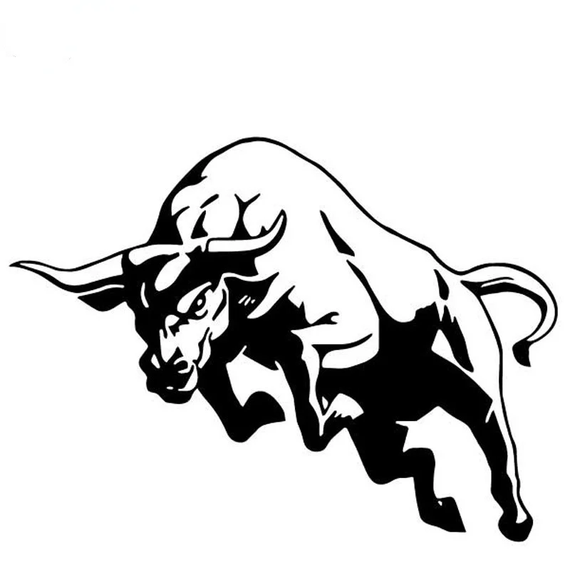 

Fashion Car Stickers Decor Motorcycle Decals A Strong Bull Decorative Accessories Creative Sunscreen Waterproof PVCKK,17*12cm