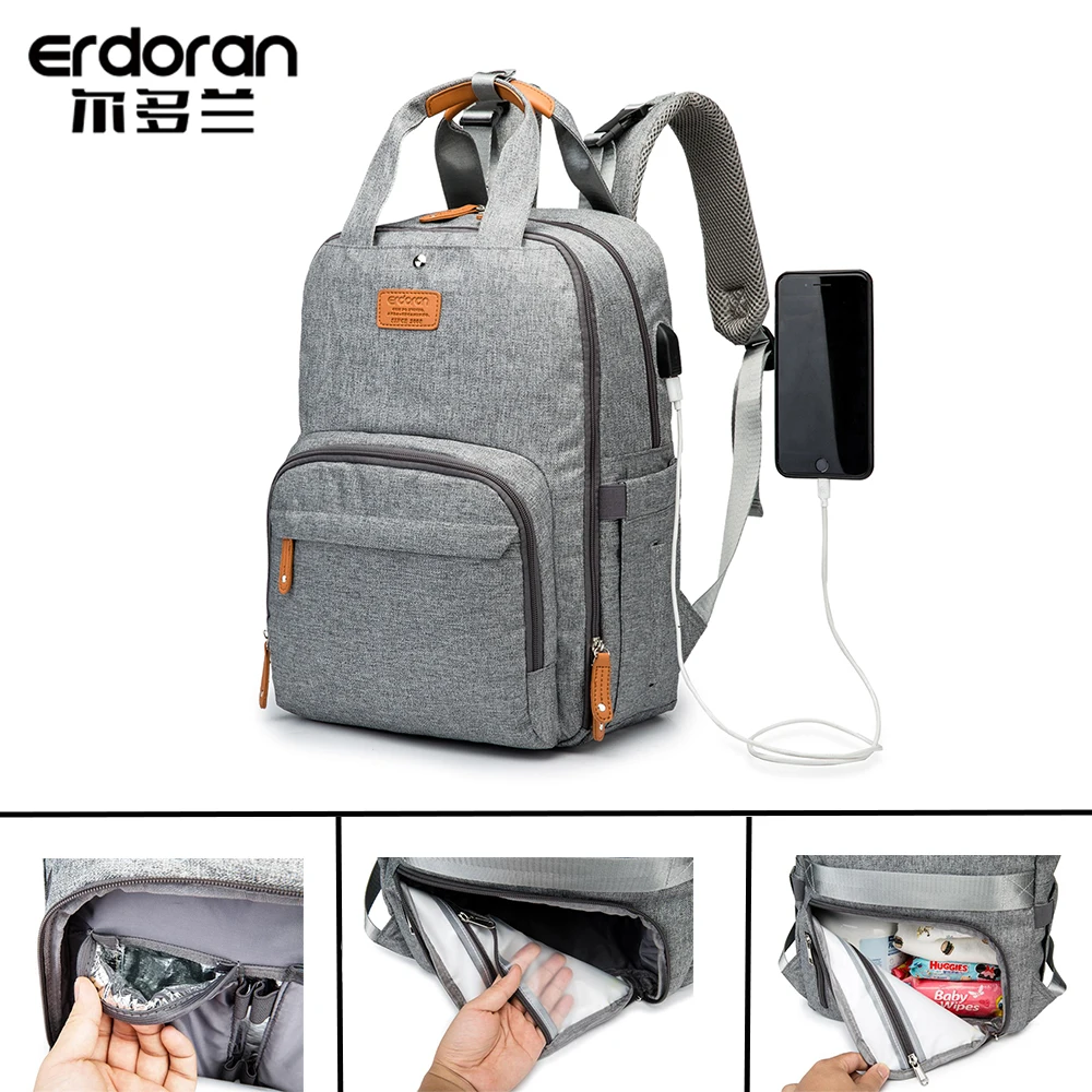 Большая вместительная подгузников сумка водонепроницаемые стильные женская