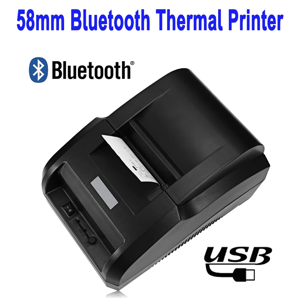 Bluetooth Термальный чековый принтер для iOS Android системы смартфона и компьютера pos