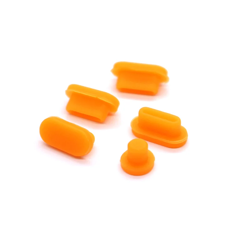 HRH Высококачественная 100 компл./лот силиконовая заглушка для передачи данных с