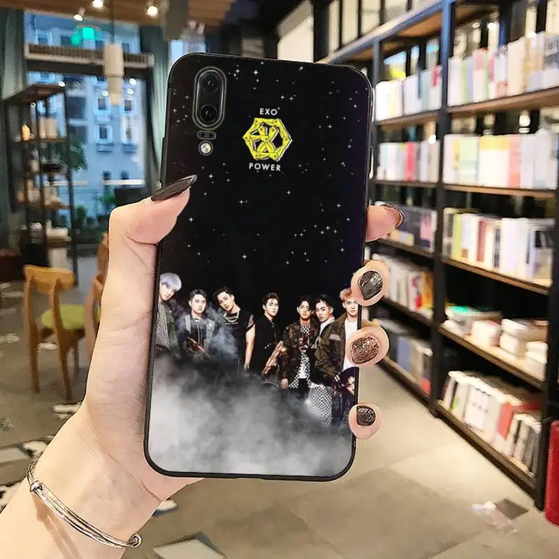 

fashion k-Kpop EXO singer Phone Case For Huawei Y5 Y6 II Y7 Y9 PRIME 2018 2019 NOVA3E P20 PRO P10 Honor 10