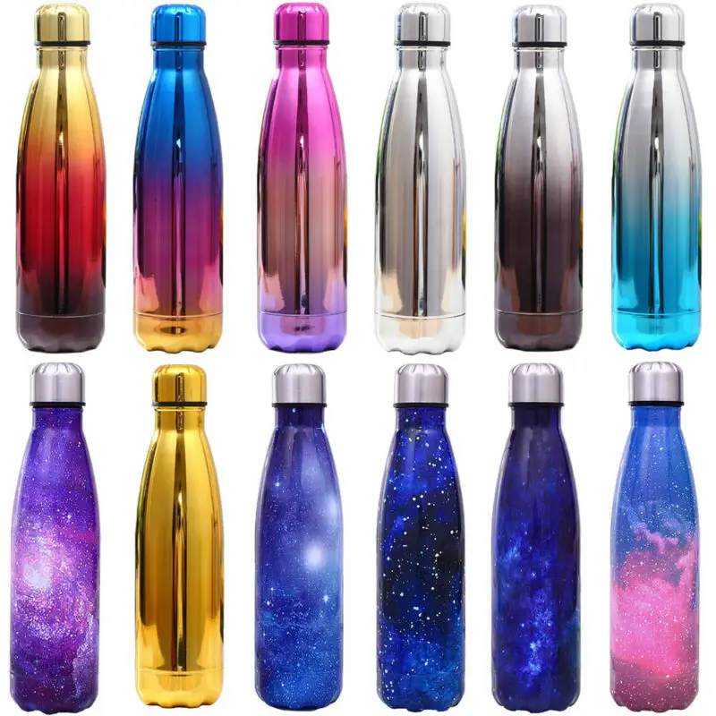 

500ML Stainless Steel Portable Thermos Bottle Girl BoyWater Bottle Vacuum Flasks Insulated Cup High Capacity Student Travel Mug