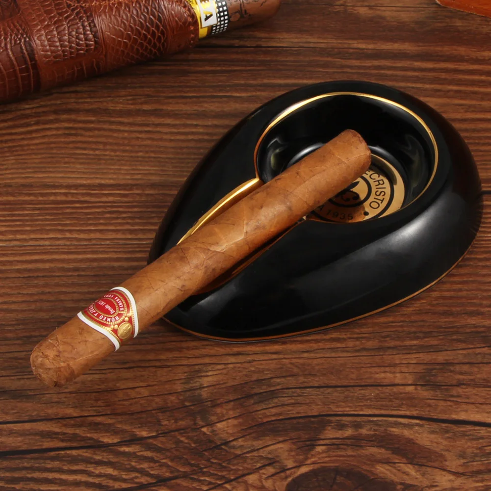 COHIBA портативная керамическая пепельница для сигар пепельницы дома автомобиля