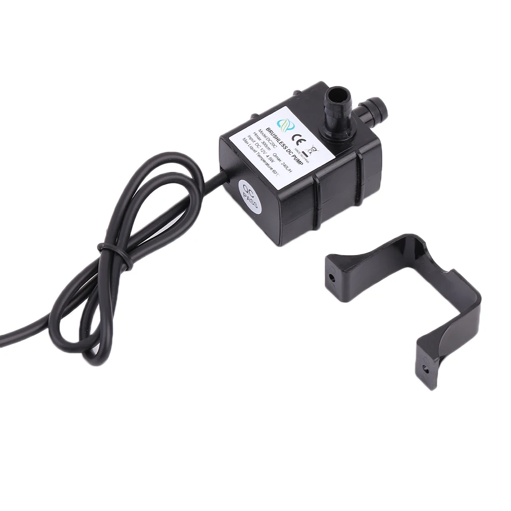

AD20P 240L/H DC 12V 2 Phase CPU Cooling Car Brushless Water Pump Waterproof Low Power Consumption Water Pump
