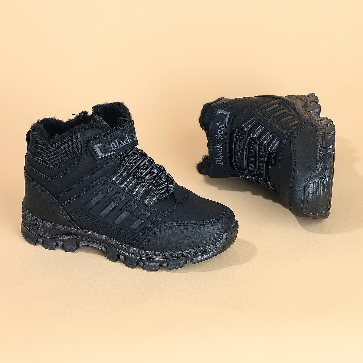 

Сапоги детские с теплым мехом, 542