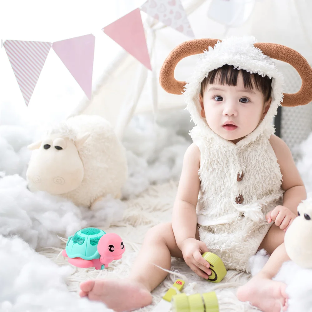 

3pcs Delicate Clockwork Toys Durable Glow Plaything Educational Jumping