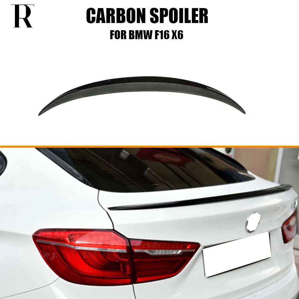 Задний спойлер из углеродного волокна MP Style для BMW F16 X6 2014 2018|carbon fiber rear spoiler|rear
