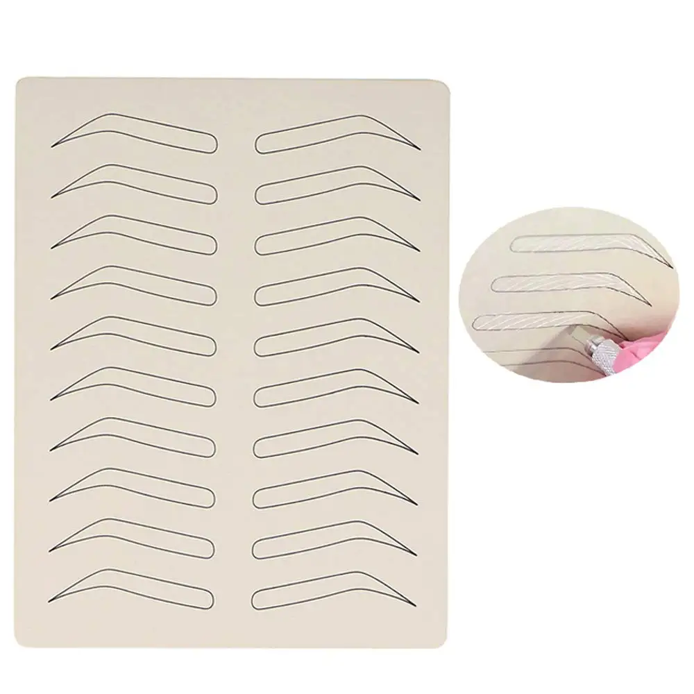 2/5/10/15/30 pcs Permanent Makeup Eyebrow Tattoo Practice Skin 20 X 15cm Microblading Fake Practice Skin for Tattoo Accessories