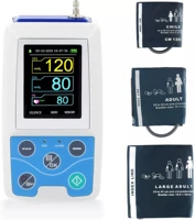 contec abpm50 24 hour ambulatory blood pressure monitor electronic sphygmomanometer includes cuff and optional cuff