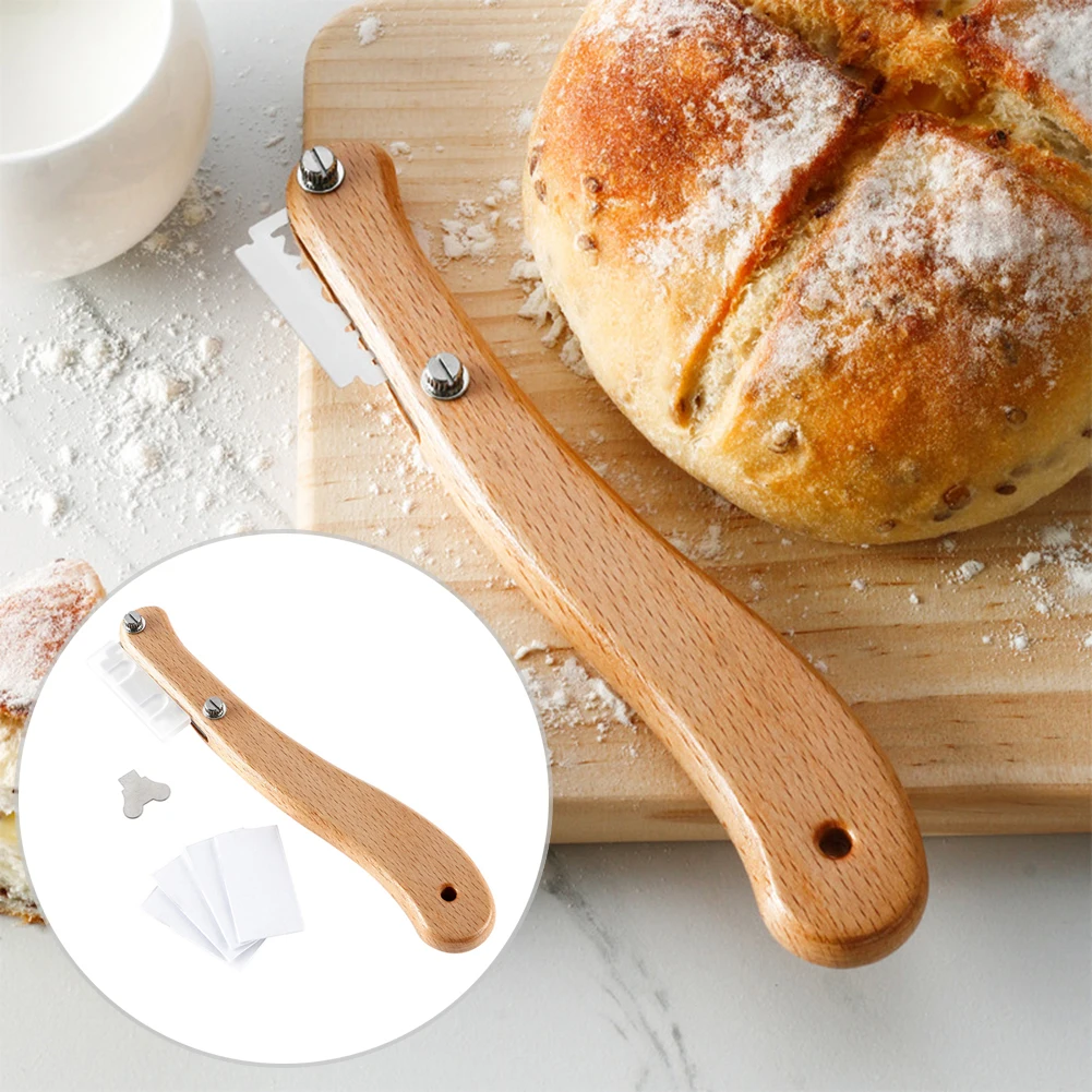

Newly Bread Bakers Lame Slashing Tool Dough Making Razor Accessories for Baking Blade Slashing Tool Making Cutter Dropshipping