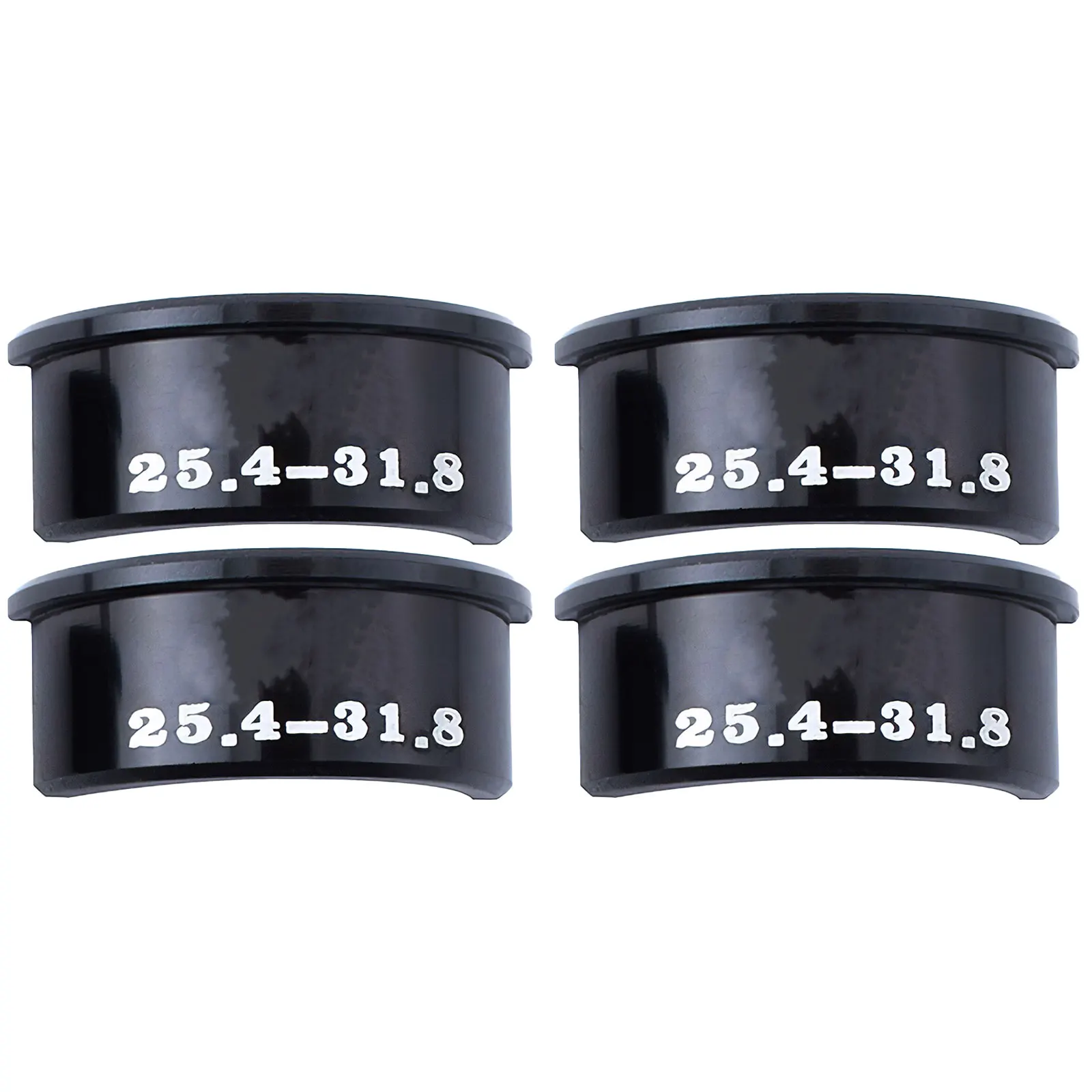 

4 шт., прокладка из титанового сплава для руля велосипеда, 25,4-31,8 мм