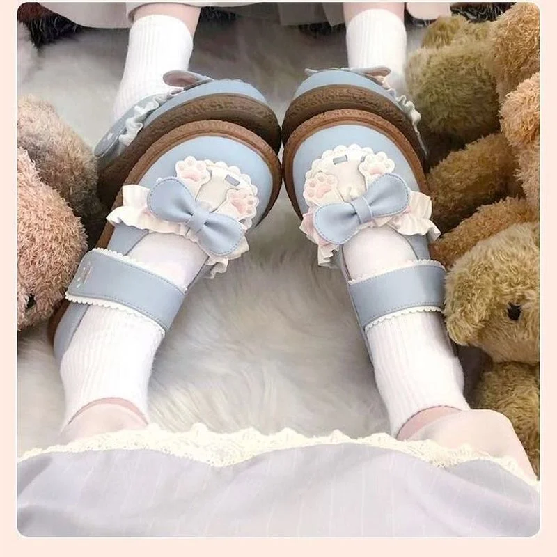 Японские Оригинальные туфли в стиле &quotЛолита&quot Harajuku Новинка весна-осень