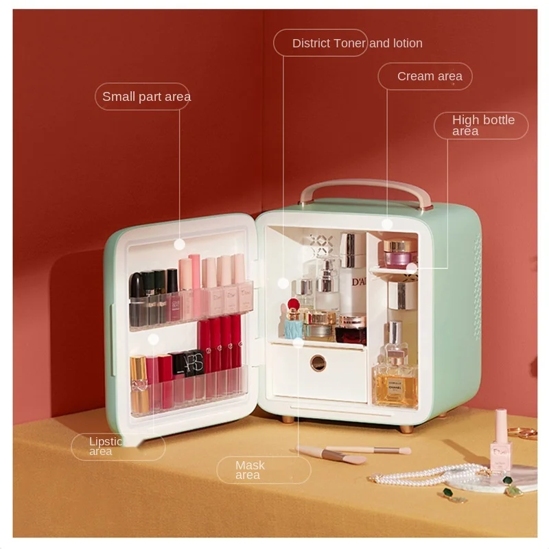 구매 9L Small Cosmetics Fridge Refrigerator Compressor For Home Portable Makeup Fridge Small Refrigerator For Skin Care Products